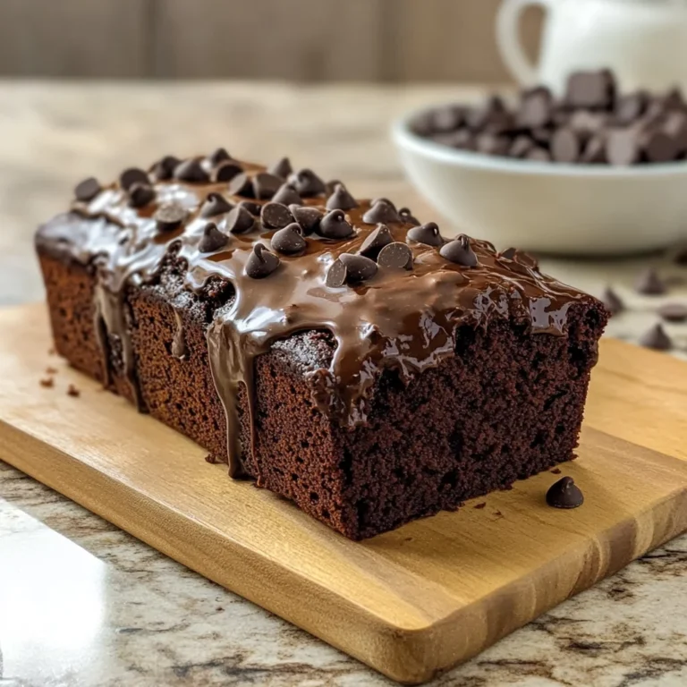 Hot Fudge Brownie Bread