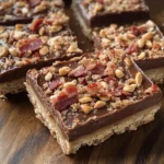 Peanut Butter-Turkey Bacon Bars