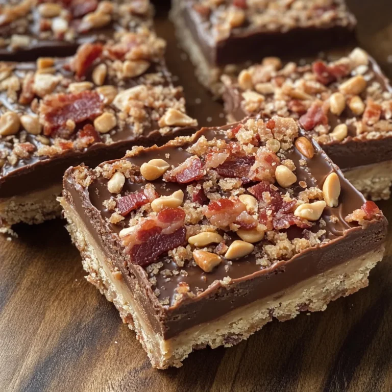 Peanut Butter-Turkey Bacon Bars