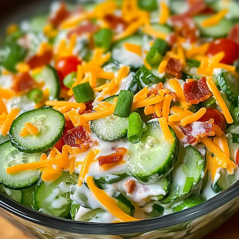 Refreshing Cucumber Ranch Crack Salad Recipe