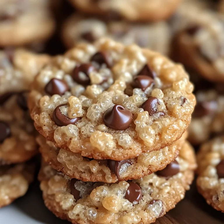 Rice Krispie Chocolate Chip Cookies