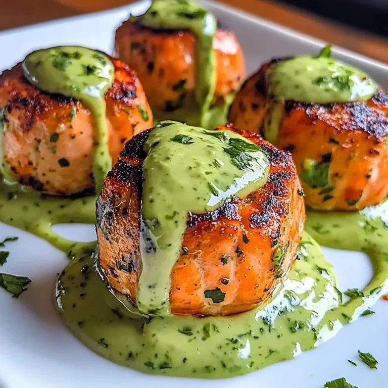 Salmon Balls with Creamy Avocado Sauce: Healthy Dinner Ideas