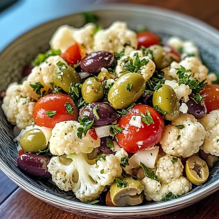 Sicilian Cauliflower Salad