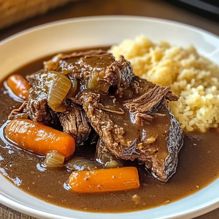 Slow Cooker Beef Manhattan