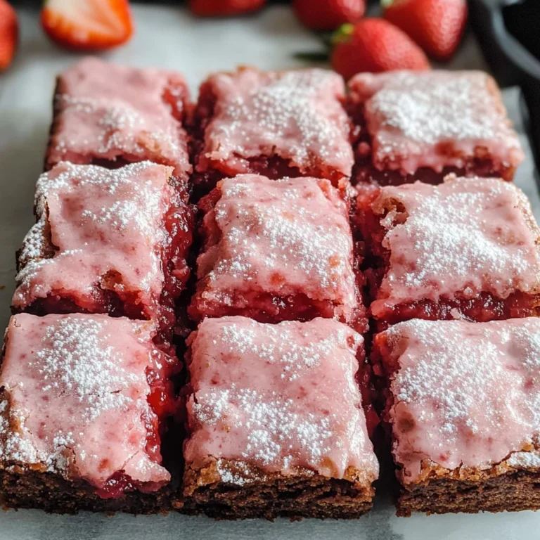 Strawberry Brownies