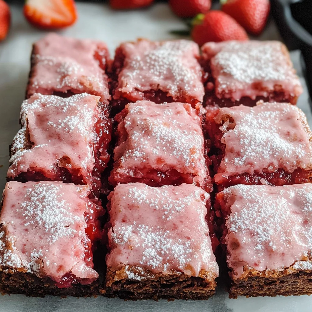 Strawberry Brownies