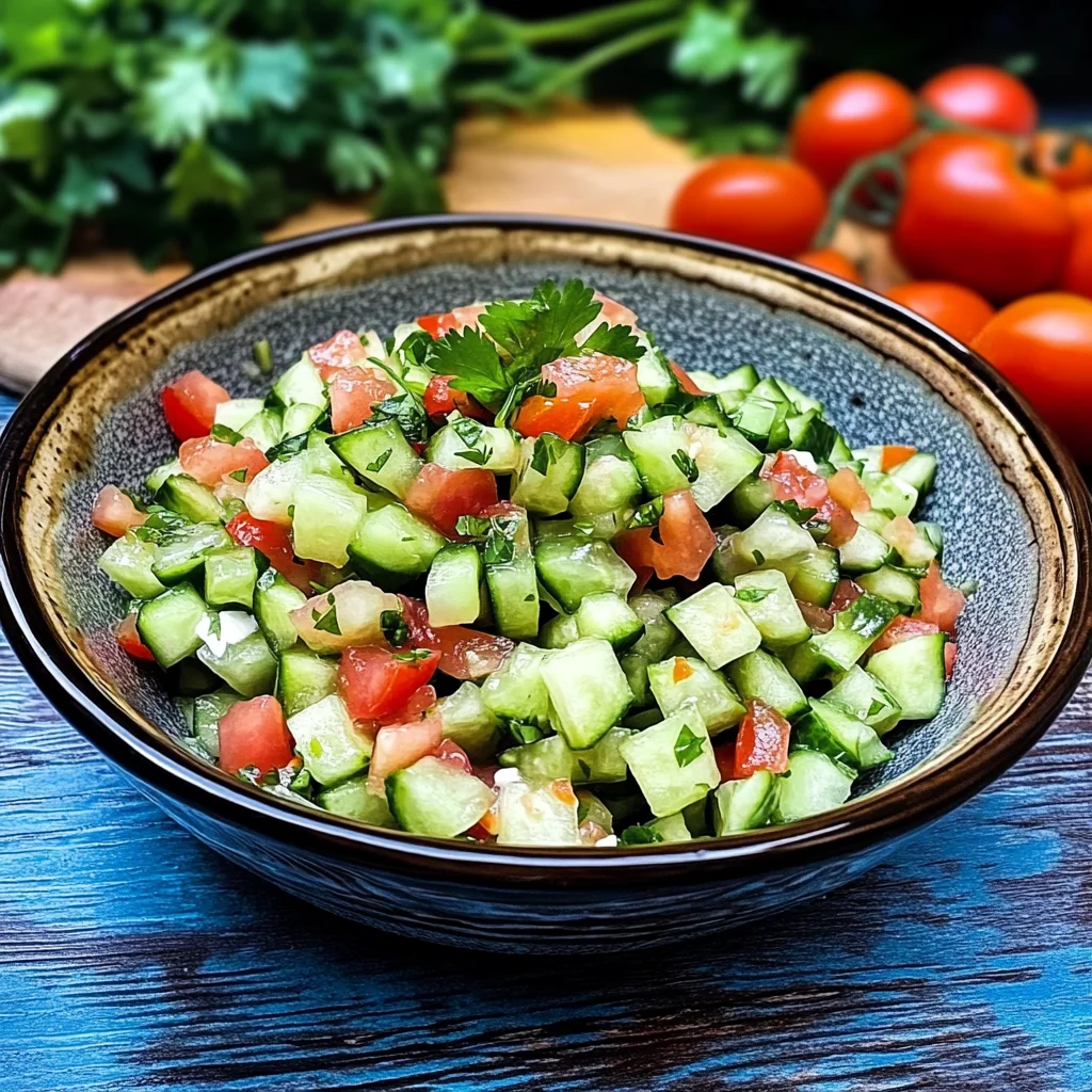 crisp cucumber salsa