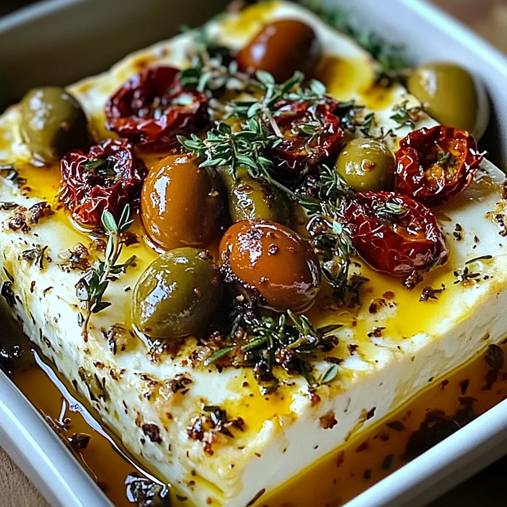 Baked Feta with Olives & Sun-Dried Tomatoes: An Incredible 5-Star Recipe