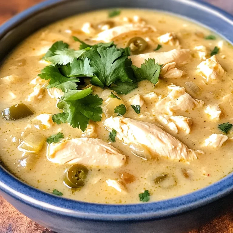 Crockpot Creamy White Chicken Chili