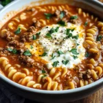 Easy Lasagna Soup Recipe: Cheesy Beef & Tomato Pasta