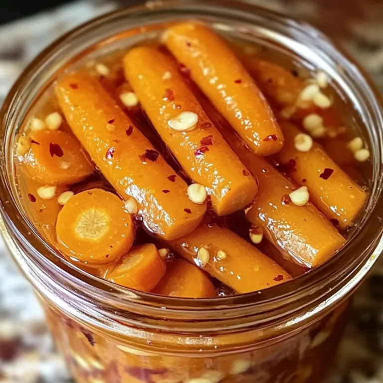 Hot Honey Pickled Carrots: A Sweet and Spicy Delight!