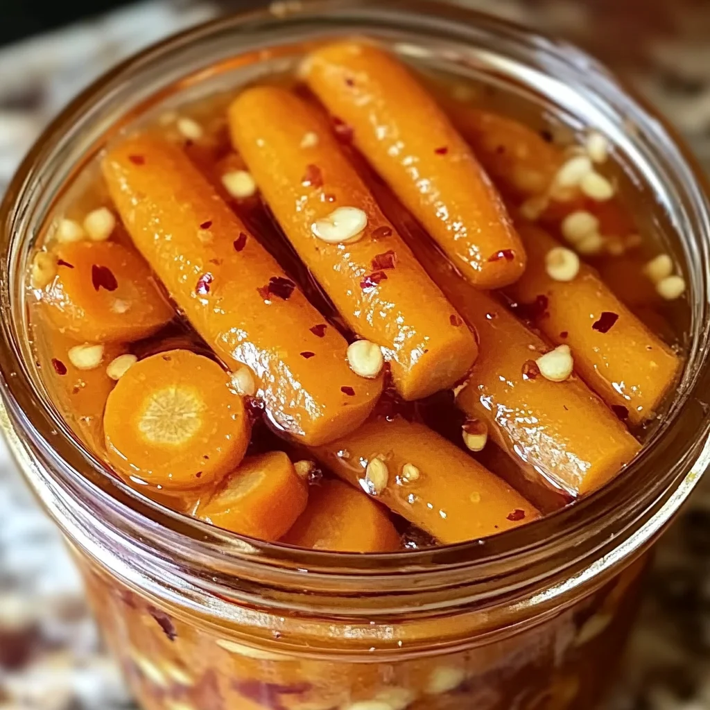 Hot Honey Pickled Carrots: A Sweet and Spicy Delight!