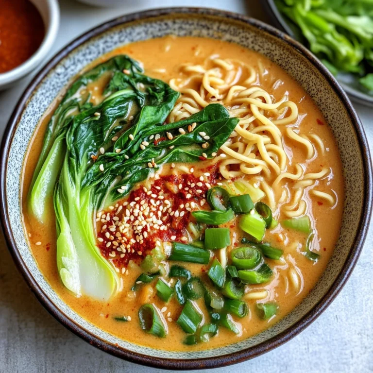 Peanut Butter Miso Ramen