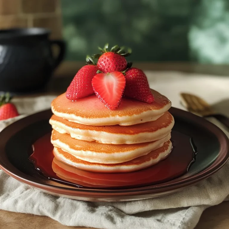 Strawberry Pancakes Recipe