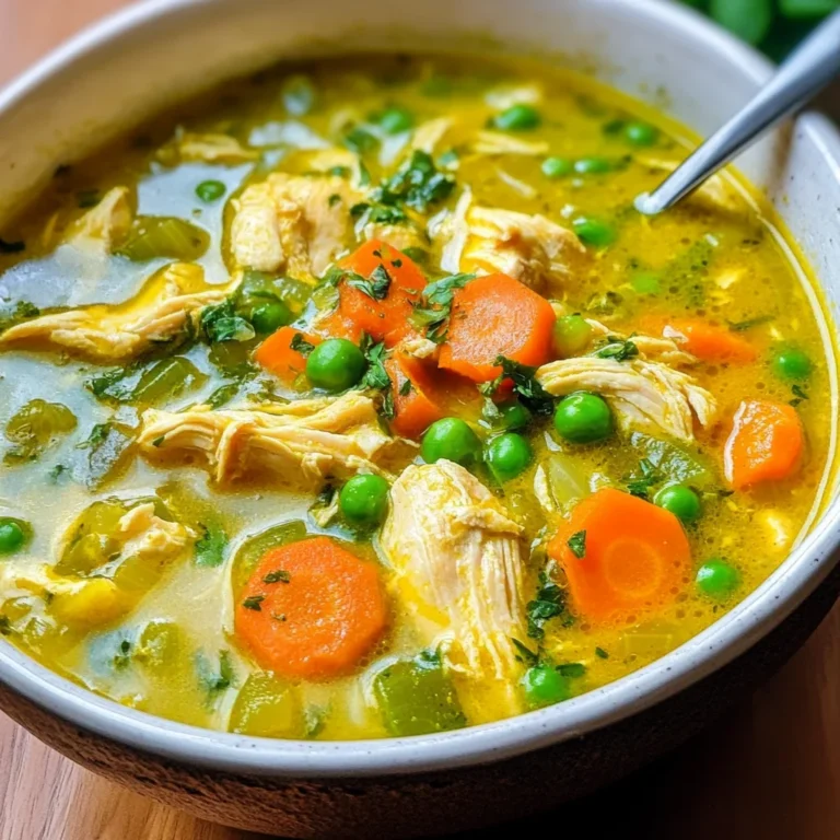 Anti Inflammatory Turmeric Chicken Soup