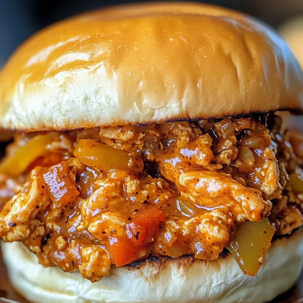 Cajun Chicken Sloppy Joes