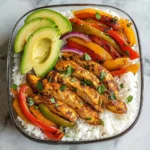 Chicken Fajita Meal Prep Bowls