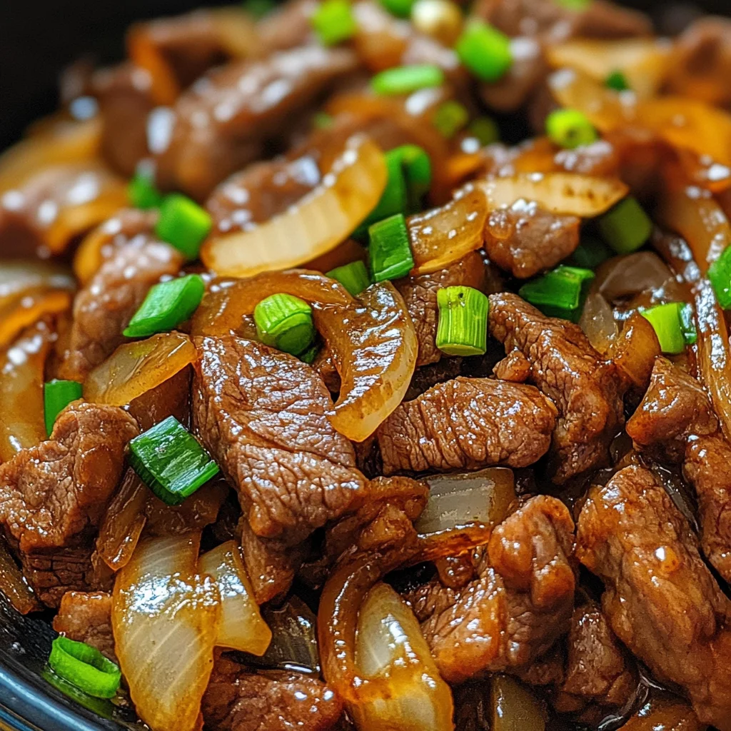 Chinese Beef and Onion Stir Fry: A Savory Weeknight Delight