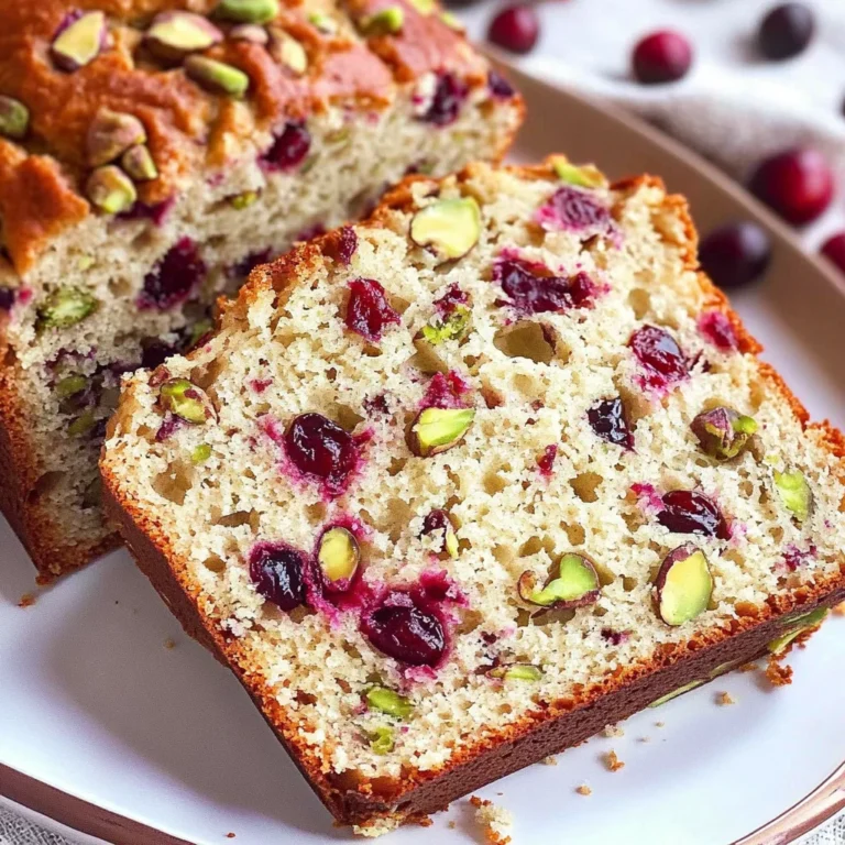 Cranberry Pistachio Bread