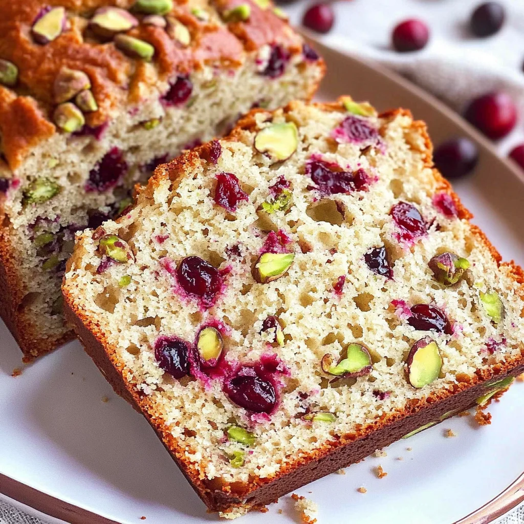 Cranberry Pistachio Bread