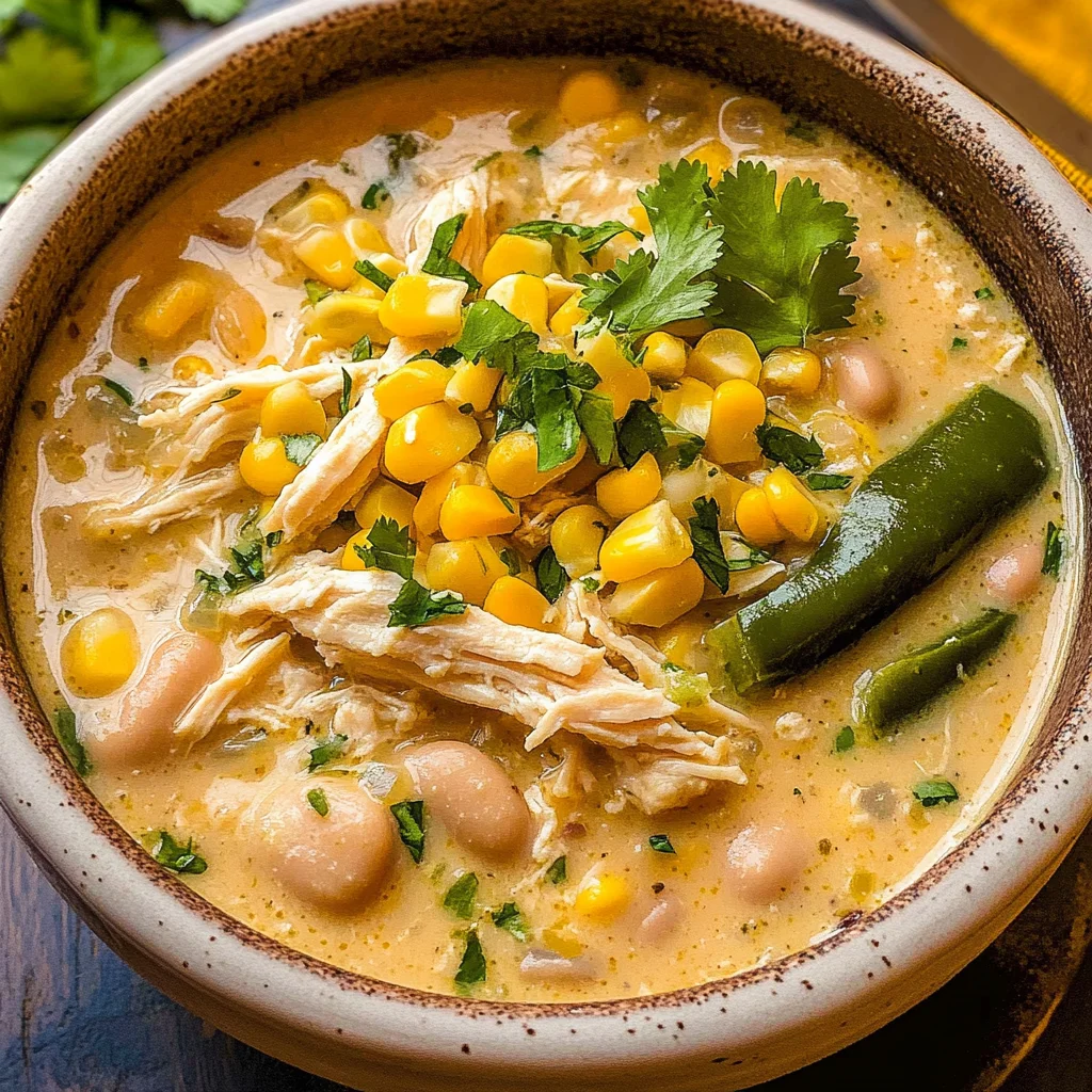 Healthy White Chicken Chili