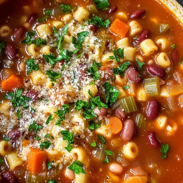Hearty Pasta Fagioli Soup