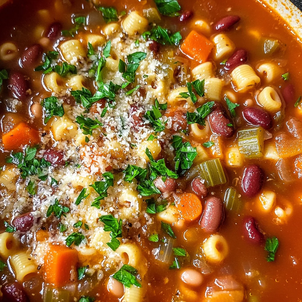 Hearty Pasta Fagioli Soup