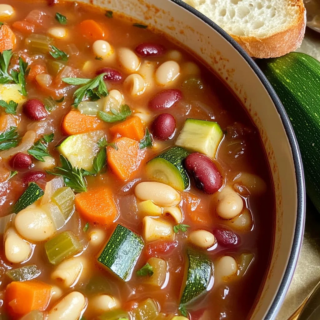 Minestrone Soup (Olive Garden Copycat) Recipe