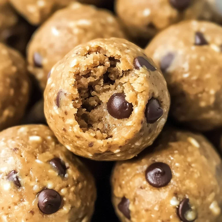 No Bake Protein Balls