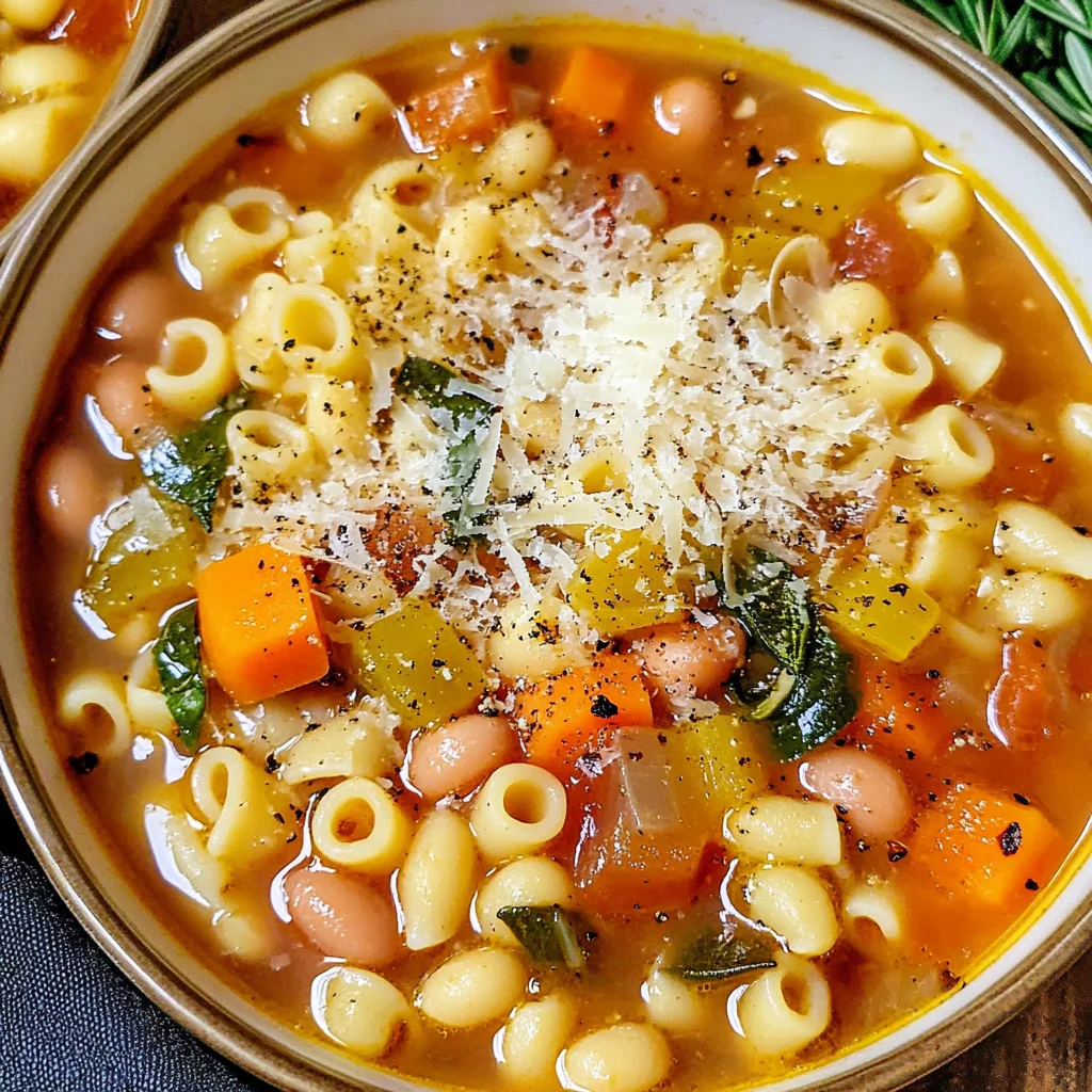 Pasta e Fagioli (Pasta and Beans Soup)