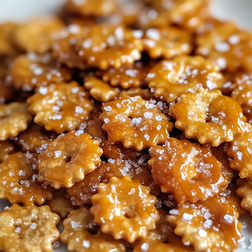 Salted Caramel Cracker Bites