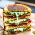 Sourdough Pesto Grilled Cheese