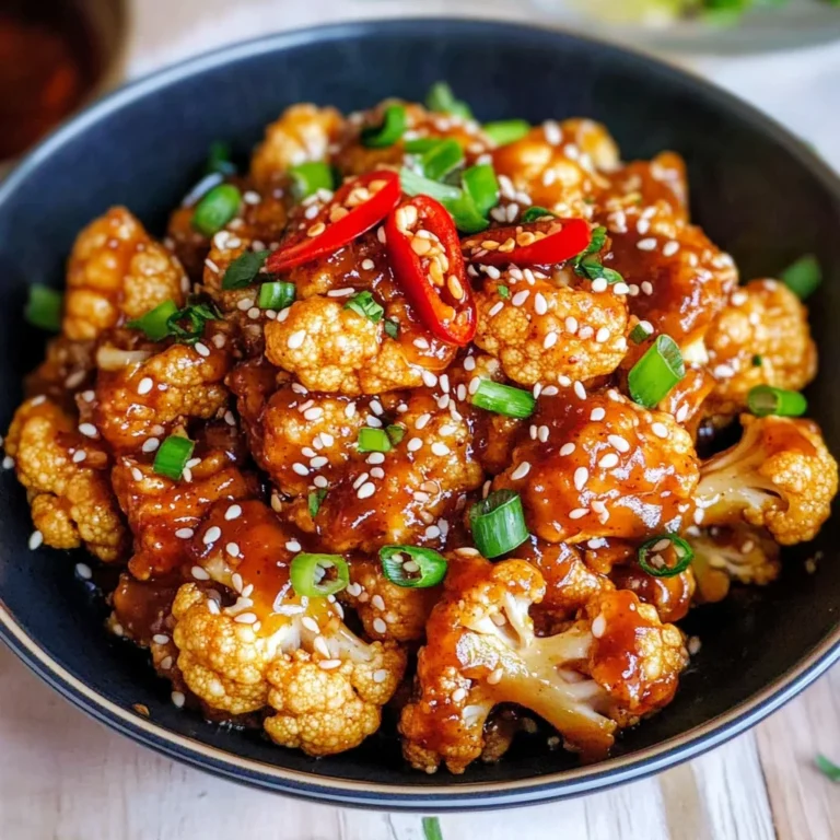 Sticky Sesame Cauliflower