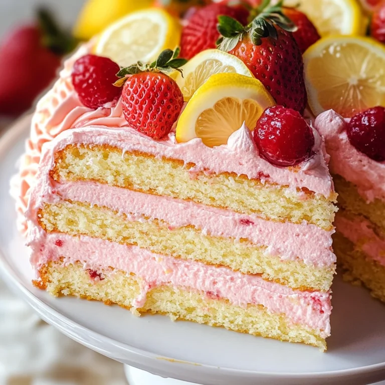 Strawberry Lemon Cake