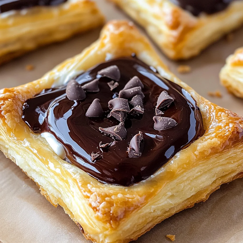 Chocolate Cream Cheese Danish