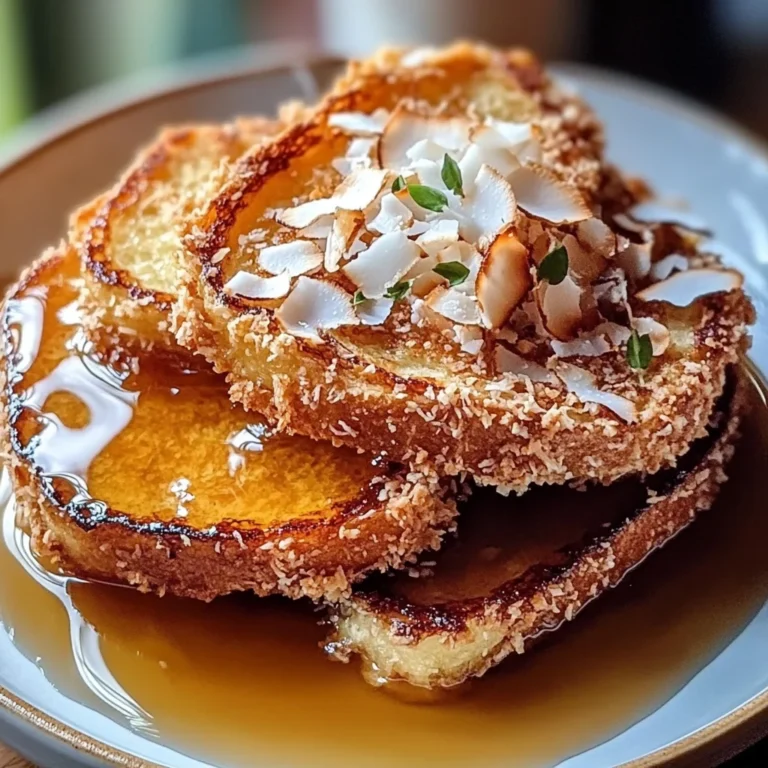 Coconut Crusted French Toast