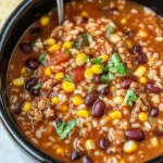 Crock Pot Taco Rice Soup Recipe