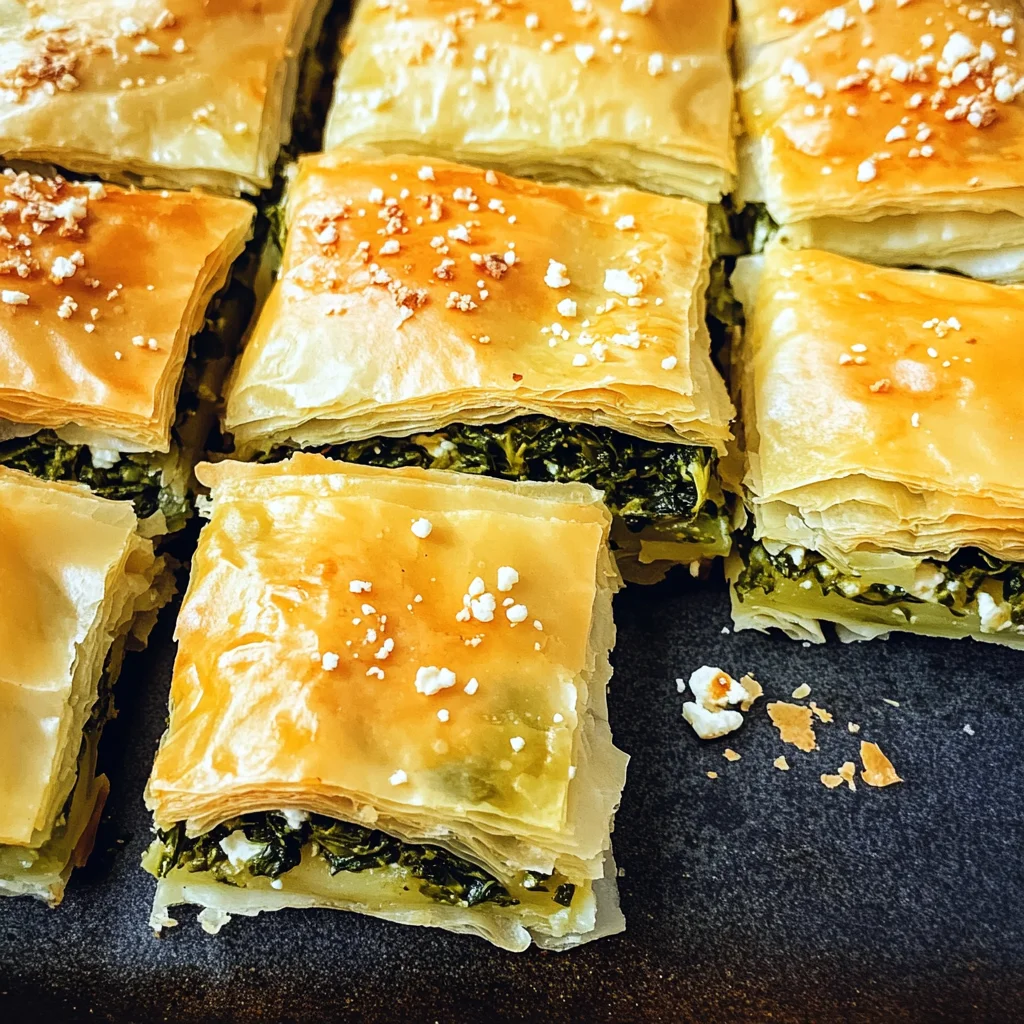 Easy Spanakopita (Greek Spinach Pie)