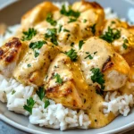 How to Make Creamy Smothered Chicken and Rice – Easy Dinner Idea