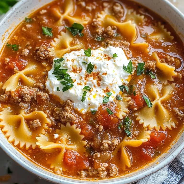 Lasagna Soup