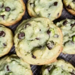 Pistachio Pudding Cookies with Chocolate Chips