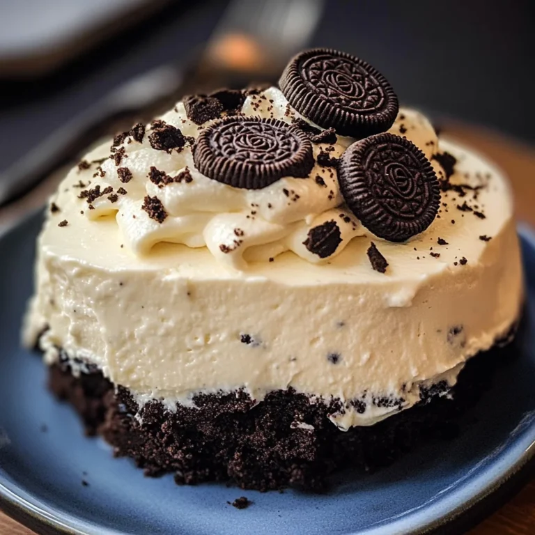 Protein Oreo Cheesecake Dessert
