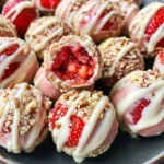 Strawberry Shortcake Energy Bites