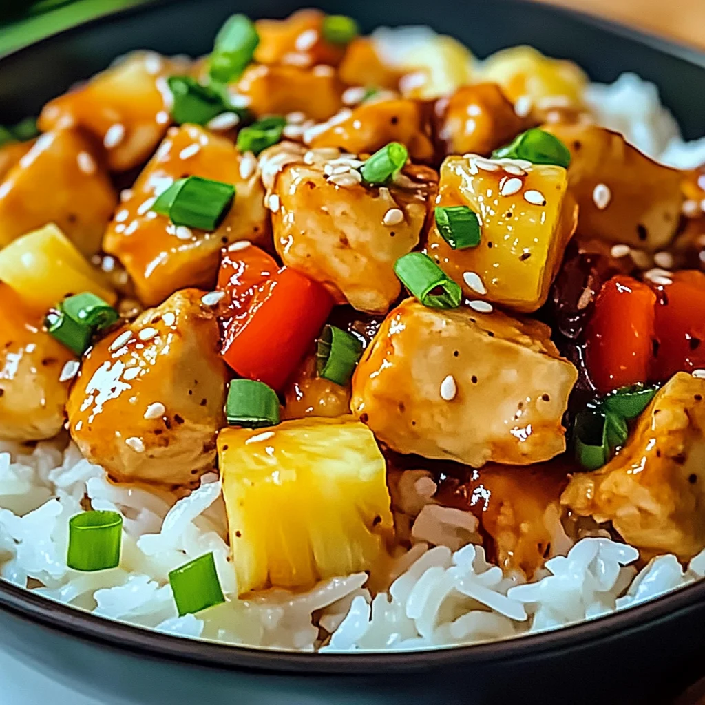 Best Pineapple Chicken and Rice Recipe