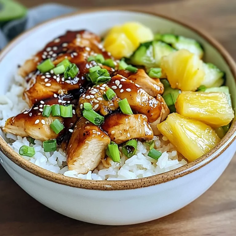Chicken Teriyaki Pineapple Bowl: An Amazing Ultimate Recipe