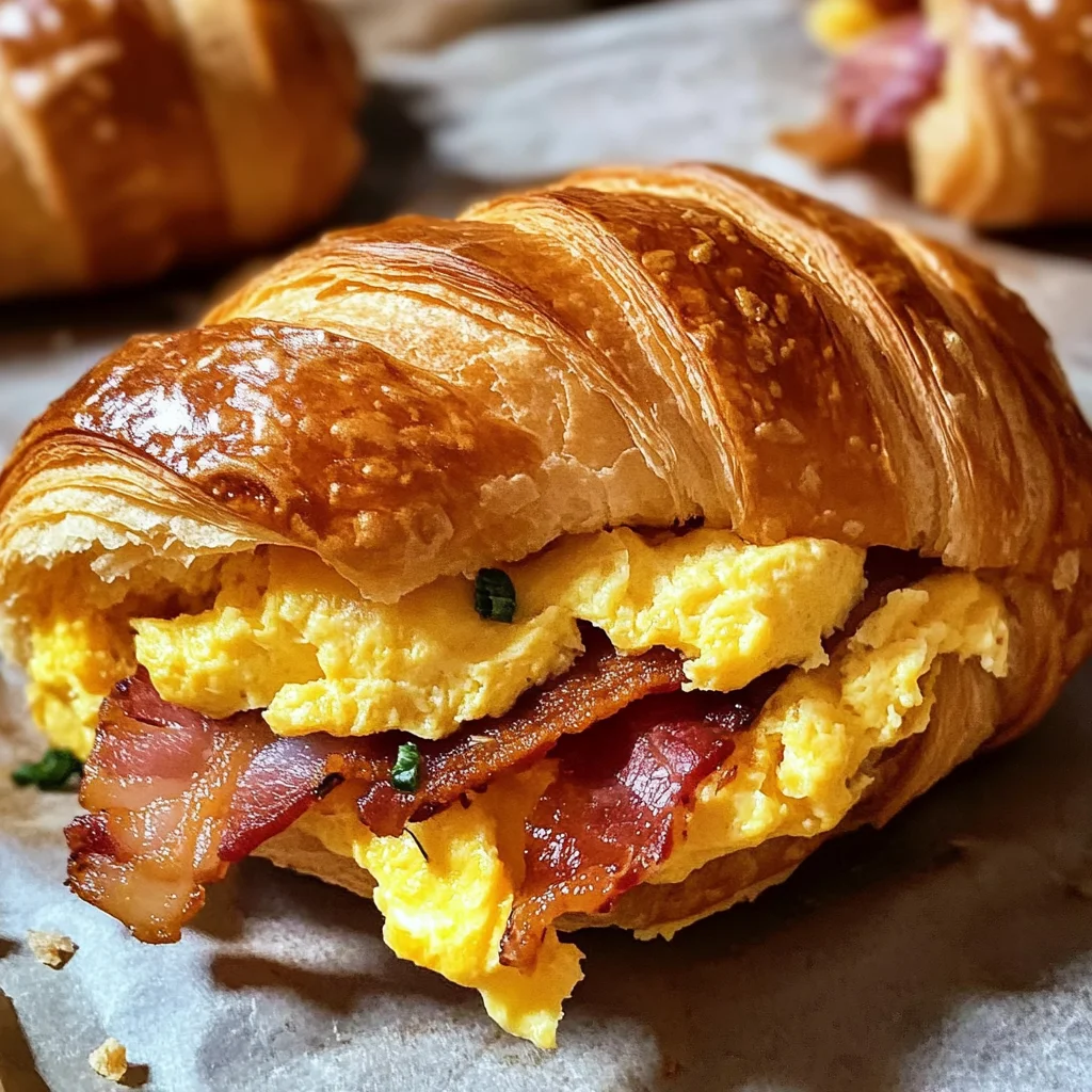 Croissant Breakfast Sandwich Recipe