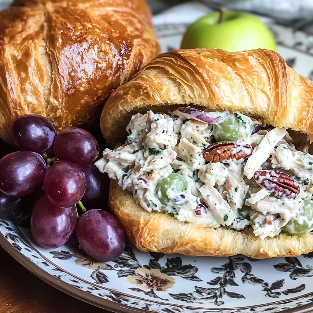 Croissant Chicken Salad Sandwiches