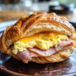 Easy Croissant Breakfast Sandwiches