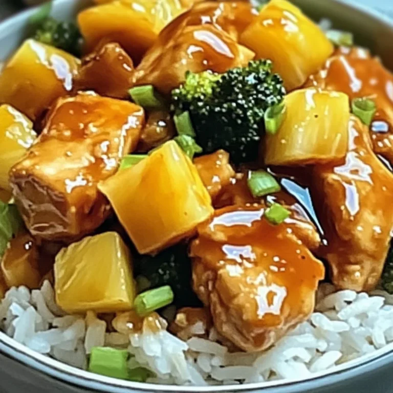 Easy Pineapple Chicken with Rice: An Incredible Ultimate Recipe