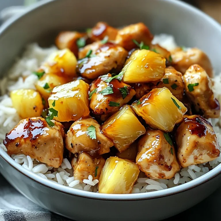 Easy Pineapple Chicken with Rice Everyone Loves